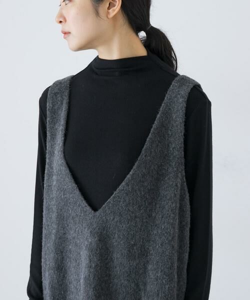 かぐれ / かぐれ ワンピース | Vネックウールシャギーワンピース | 詳細9