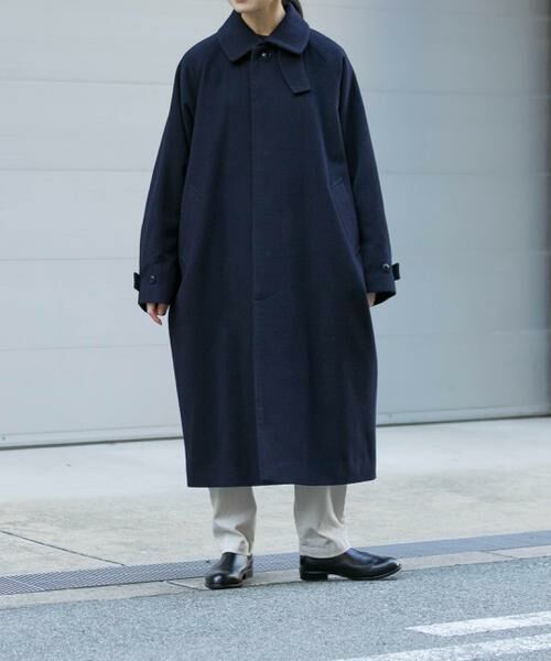 かぐれ / かぐれ ステンカラーコート | ウールバルカラーコート | 詳細1