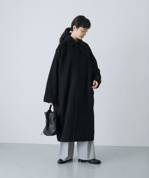 かぐれ / かぐれ ステンカラーコート | ウールバルカラーコート | 詳細10