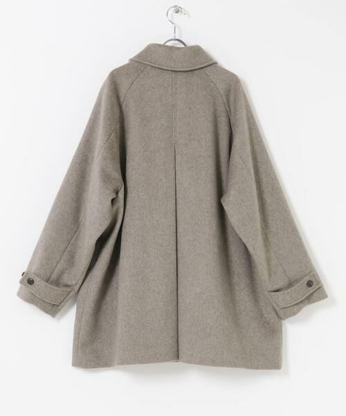 かぐれ / かぐれ ステンカラーコート | ウールバックタックショートコート | 詳細10