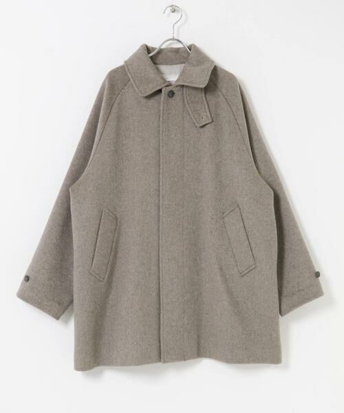 かぐれ / かぐれ ステンカラーコート | ウールバックタックショートコート | 詳細7