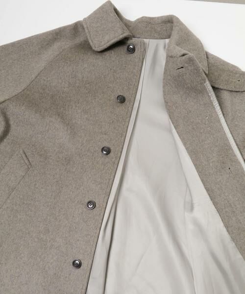 かぐれ / かぐれ ステンカラーコート | ウールバックタックショートコート | 詳細9