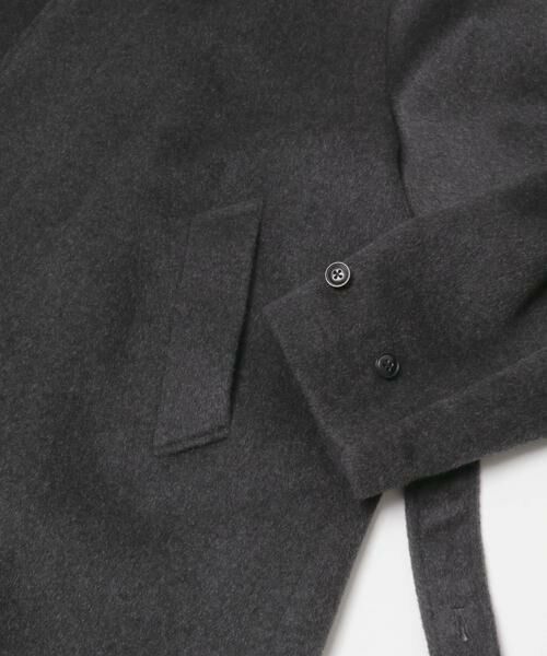 かぐれ / かぐれ ステンカラーコート | ウールバックタックショートコート | 詳細19