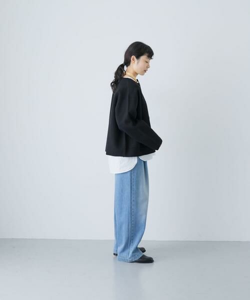 かぐれ / かぐれ ノーカラージャケット | 圧縮ウールショートジャケット | 詳細6