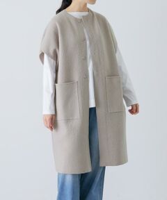 かぐれ / かぐれ ベスト | 圧縮ウールフレンチロングジレ