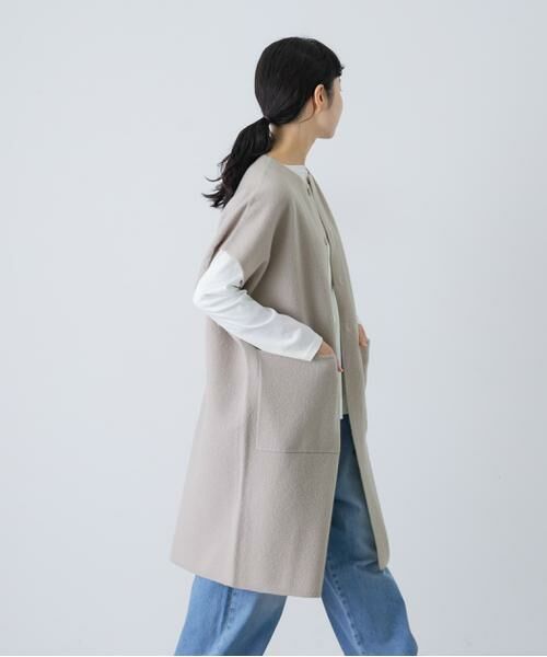 かぐれ / かぐれ ベスト | 圧縮ウールフレンチロングジレ | 詳細13