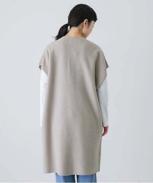 かぐれ / かぐれ ベスト | 圧縮ウールフレンチロングジレ | 詳細18