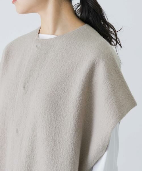 かぐれ / かぐれ ベスト | 圧縮ウールフレンチロングジレ | 詳細20