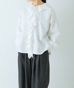 かぐれ / かぐれ シャツ・ブラウス | コットンフリルカラーシャツ