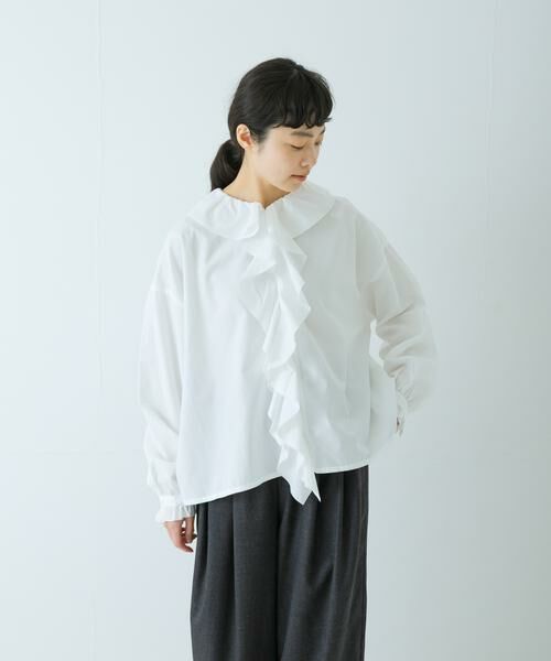 かぐれ / かぐれ シャツ・ブラウス | コットンフリルカラーシャツ | 詳細2