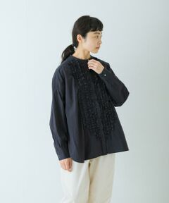 かぐれ / かぐれ シャツ・ブラウス | コットンフリルワイドシャツ