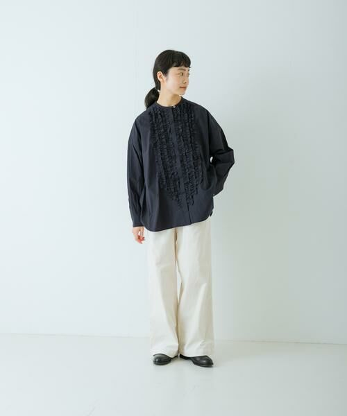 かぐれ / かぐれ シャツ・ブラウス | コットンフリルワイドシャツ | 詳細4