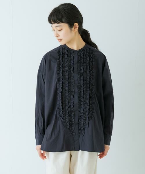 かぐれ / かぐれ シャツ・ブラウス | コットンフリルワイドシャツ | 詳細7
