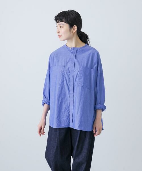 かぐれ / かぐれ シャツ・ブラウス | コットンダブルポケットワイドシャツ | 詳細1