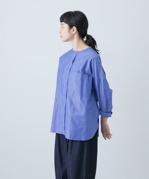 かぐれ / かぐれ シャツ・ブラウス | コットンダブルポケットワイドシャツ | 詳細3