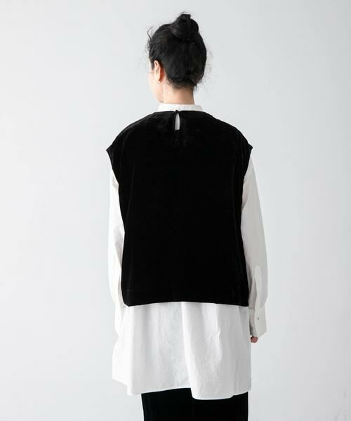 かぐれ / かぐれ その他トップス | レーヨンシルクベルベットプルオーバー | 詳細1