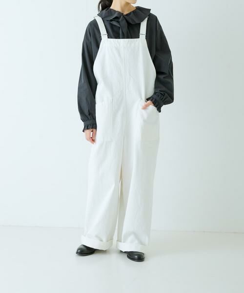 かぐれ / かぐれ サロペット・オールインワン | バッククロスサロペット（オフホワイト）