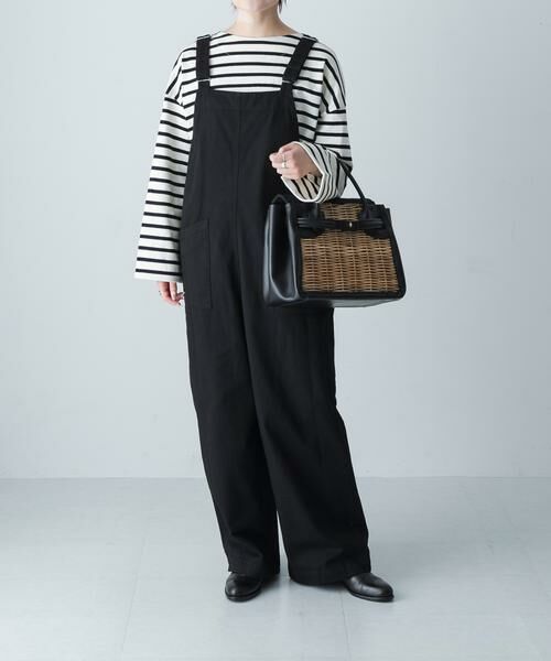 かぐれ / かぐれ サロペット・オールインワン | バッククロスサロペット（ブラック）