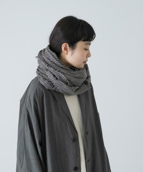 かぐれ / かぐれ マフラー・ショール・スヌード・ストール | チェックスクエアストール | 詳細10
