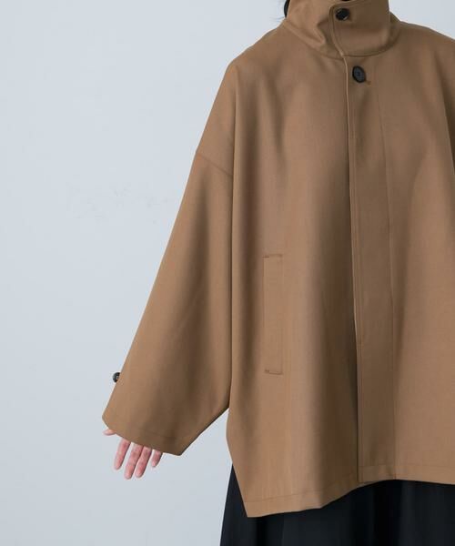 かぐれ / かぐれ その他アウター | ウールスタンドカラーワイドコート | 詳細13