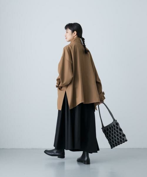 かぐれ / かぐれ その他アウター | ウールスタンドカラーワイドコート | 詳細4