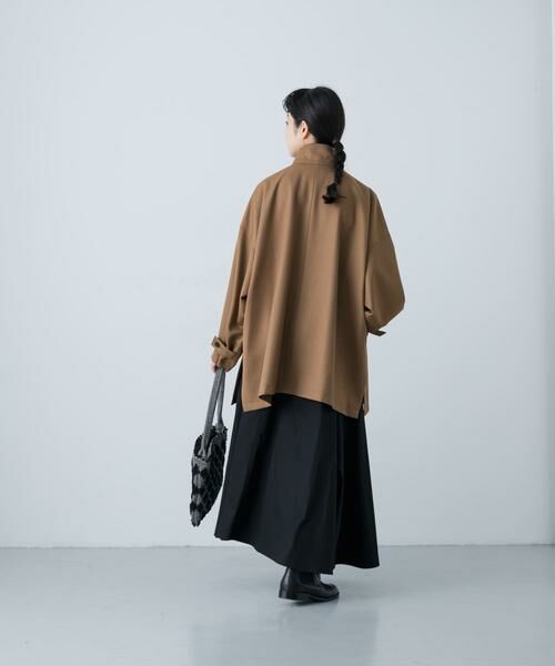かぐれ / かぐれ その他アウター | ウールスタンドカラーワイドコート | 詳細5