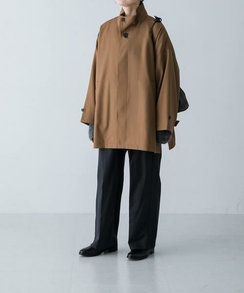 かぐれ / かぐれ その他アウター | ウールスタンドカラーワイドコート | 詳細6