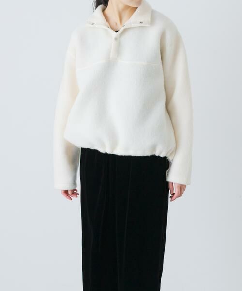 かぐれ / かぐれ その他トップス | ウールコットンフリースプルオーバー | 詳細1
