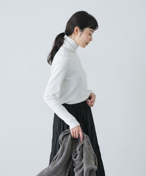 かぐれ / かぐれ Tシャツ | コットンウールテレコタートルカットソー | 詳細3