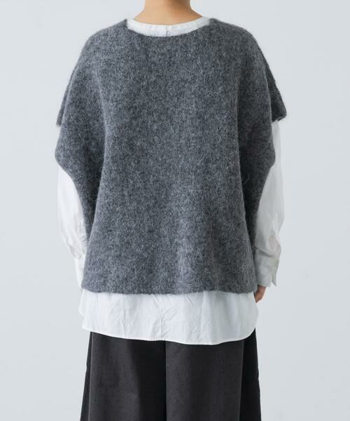 かぐれ / かぐれ ベスト | アルパカワイドニットベスト | 詳細9