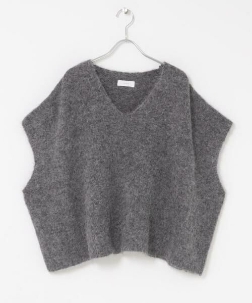 かぐれ / かぐれ ベスト | アルパカワイドニットベスト | 詳細13