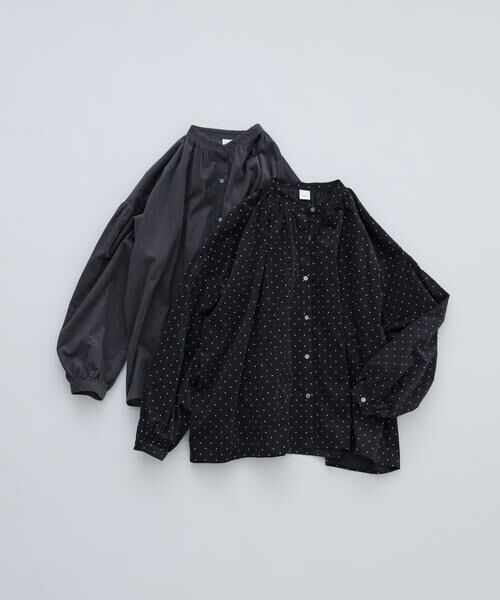 かぐれ / かぐれ シャツ・ブラウス | ドットコーデュロイブラウス | 詳細5