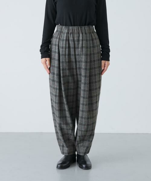 かぐれ / かぐれ その他パンツ | ウールコットンチェックパンツ | 詳細1