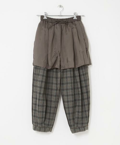 かぐれ / かぐれ その他パンツ | ウールコットンチェックパンツ | 詳細10