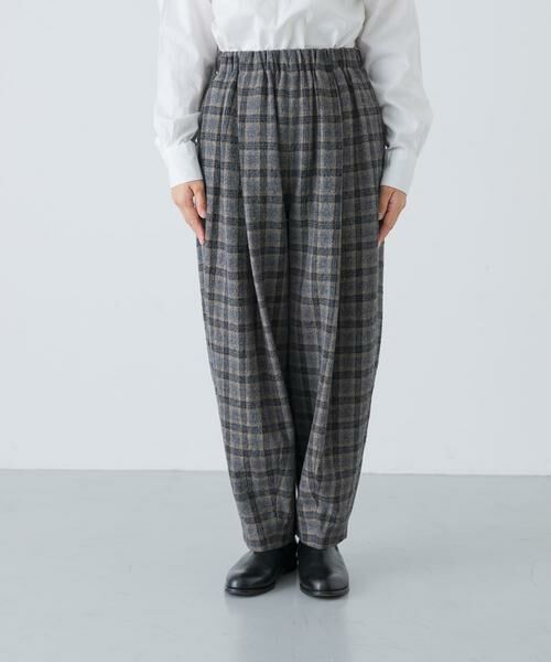 かぐれ / かぐれ その他パンツ | ウールコットンチェックパンツ | 詳細14