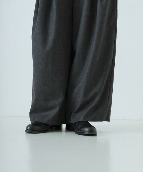 かぐれ / かぐれ その他パンツ | ウールフラノタックワイドパンツ | 詳細12