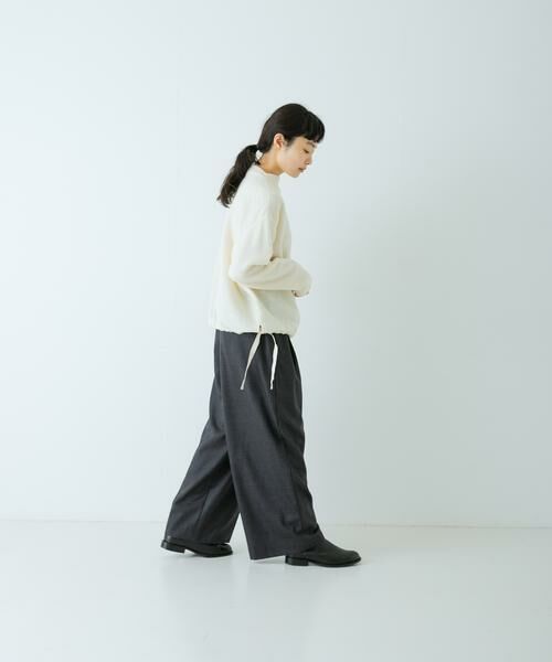 かぐれ / かぐれ その他パンツ | ウールフラノタックワイドパンツ | 詳細5