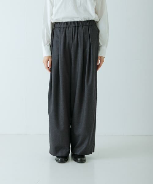 かぐれ / かぐれ その他パンツ | ウールフラノタックワイドパンツ | 詳細7