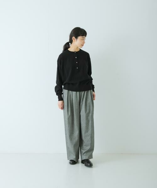 かぐれ / かぐれ その他パンツ | ウールフラノタックワイドパンツ | 詳細17