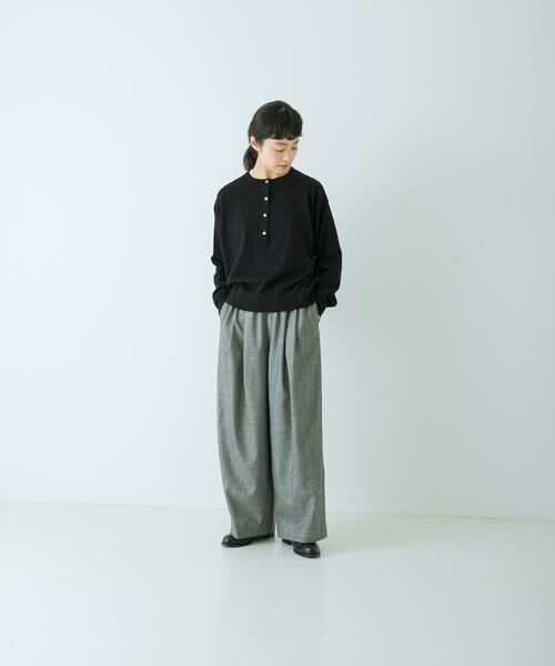 かぐれ / かぐれ その他パンツ | ウールフラノタックワイドパンツ | 詳細19