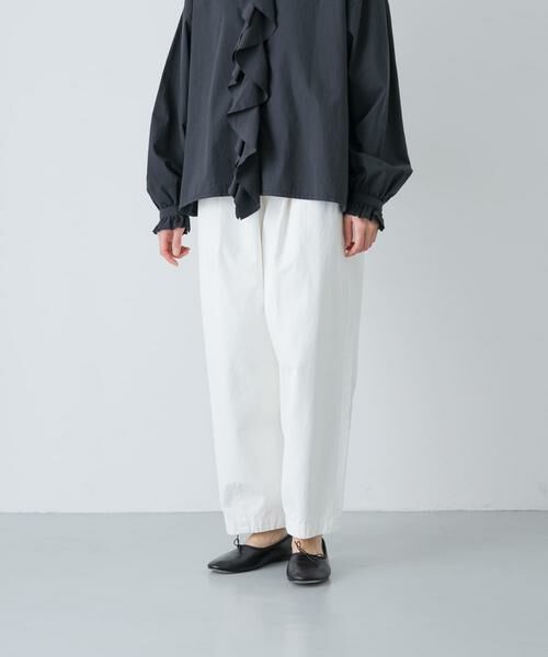 かぐれ / かぐれ その他パンツ | コットンクロップドパンツ（オフホワイト）