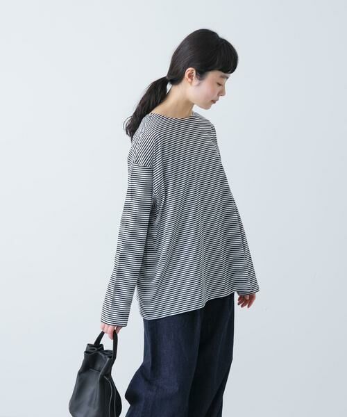 かぐれ / かぐれ Tシャツ | ハイツイストボーダーカットソー | 詳細2
