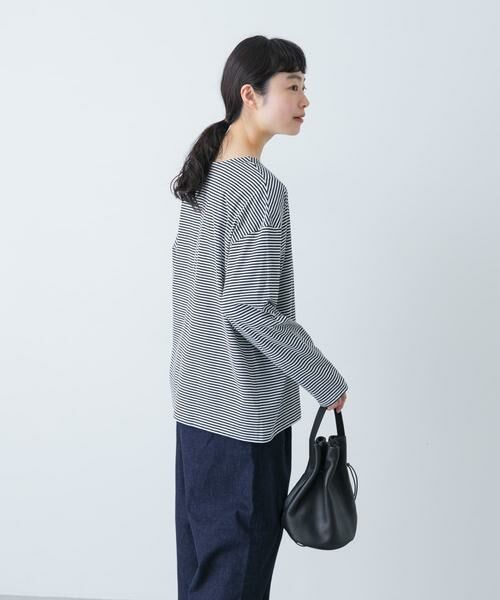 かぐれ / かぐれ Tシャツ | ハイツイストボーダーカットソー | 詳細3