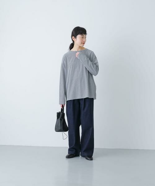 かぐれ / かぐれ Tシャツ | ハイツイストボーダーカットソー | 詳細4