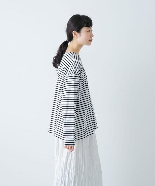 かぐれ / かぐれ Tシャツ | ハイツイストボーダーカットソー | 詳細13