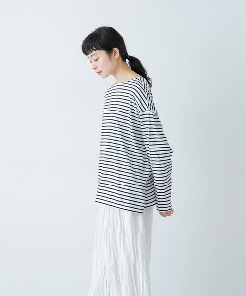 かぐれ / かぐれ Tシャツ | ハイツイストボーダーカットソー | 詳細14