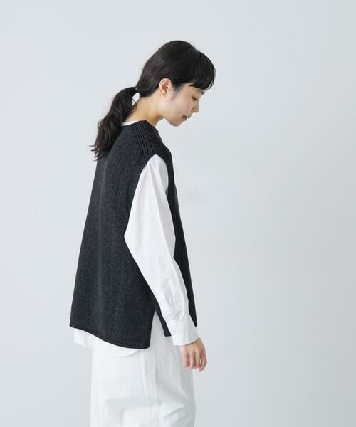 かぐれ / かぐれ ベスト | テープヤーンニットベスト | 詳細1