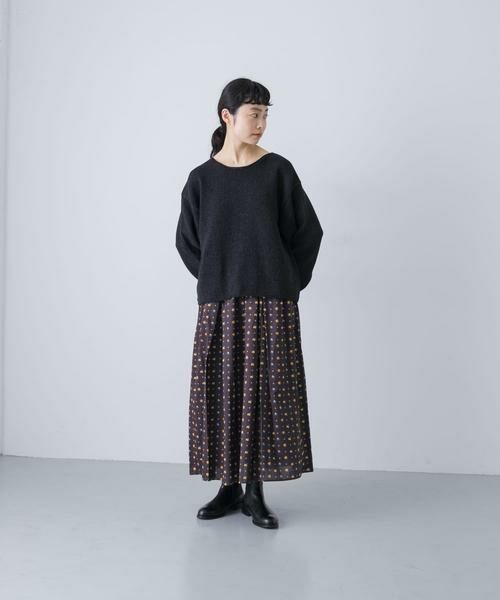 かぐれ / かぐれ ニット・セーター | テープヤーンボートネックニット | 詳細5