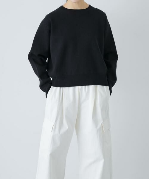 かぐれ / かぐれ ニット・セーター | コットンカシミヤスムースプルオーバー（ブラック）