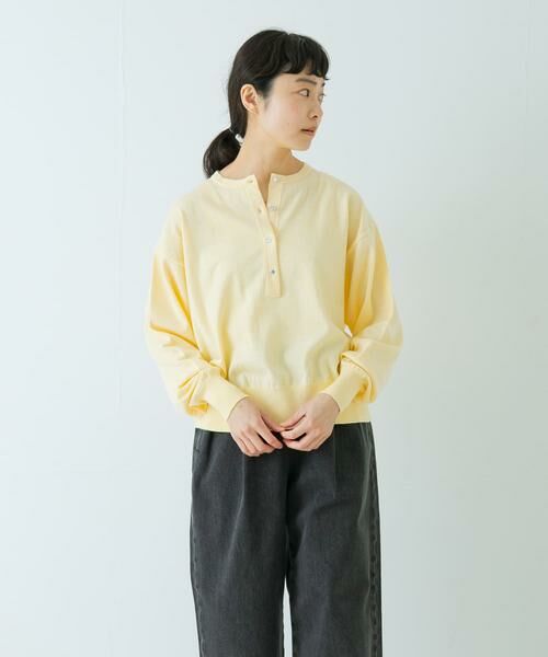 かぐれ / かぐれ ニット・セーター | コットンカシミヤヘンリーネックニット | 詳細1